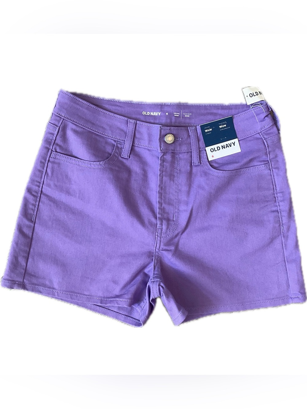 *Old Navy * Purple WOW High- Rise Stretch Denim Women's Shorts